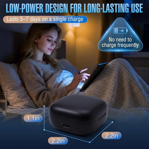 Halo Ring Smart - Fitness Tracker with Sensor Technology | iOS & Android Compatible, Long Battery Life