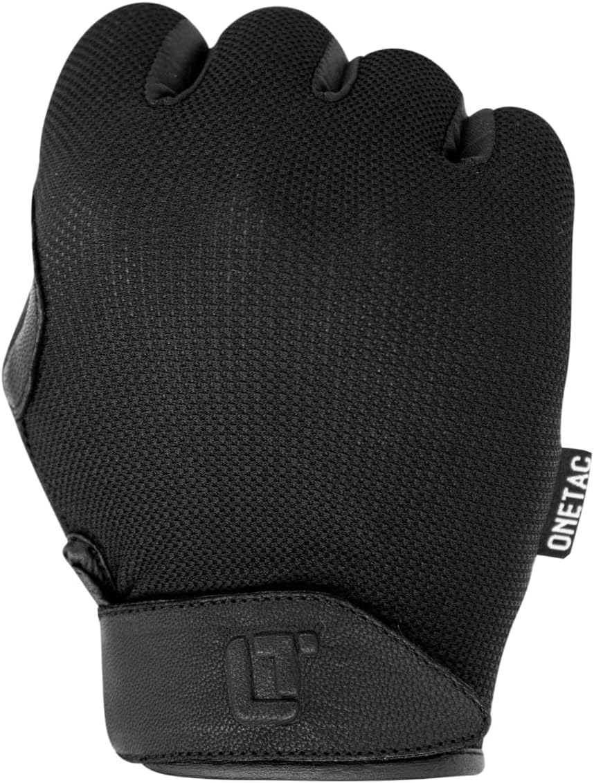 Skiennix Tactical Lightweight Touch Screen Police Duty Patrol Gloves - Breathable Vented Mesh & Goat Skin Leather