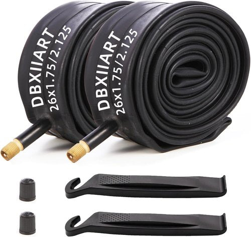 Heavy Duty Bike Tubes - 2PCS Schrader Valve Inner Tubes for 16" to 27.5" Bikes | Durable & Reliable
