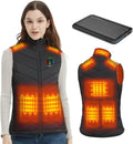 KOVNLO Heated Vest for Women - Smart Electric Jacket with Battery Pack & Light-Out Design