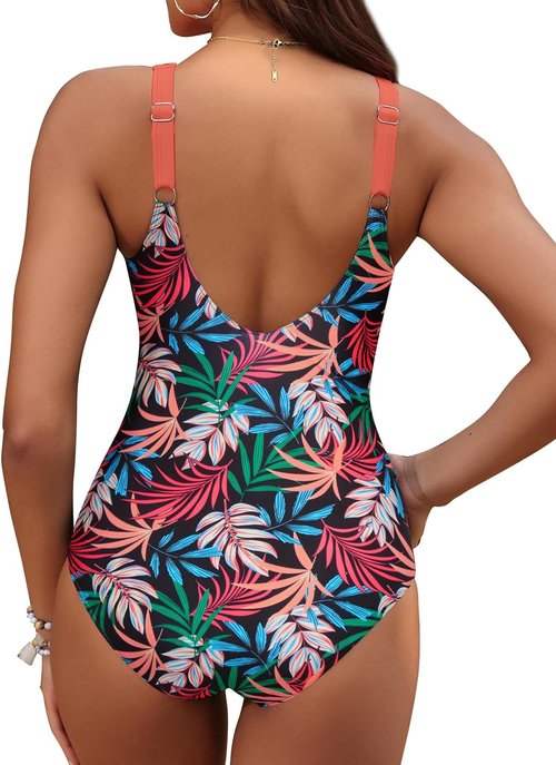 Holipick One Piece Swimsuit for Women - Tummy Control & Push Up Design | Full Coverage Slimming Fit