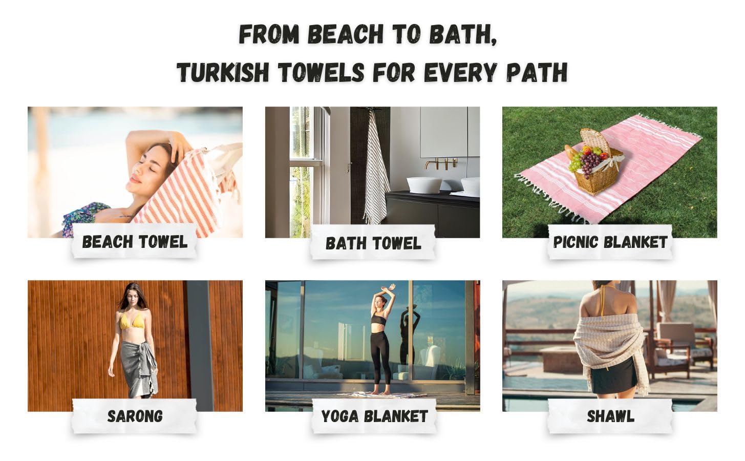 Bazaar Anatolia Turkish Beach Towel 100% Cotton Bath Towels Oversized Quick Dry Farmhouse Decor Sheets Bathroom Towels Sand Free Camping Blanket 71x39 inches - Ethnic Green