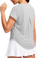 G Gradual Women's Athletic Yoga Tops - Lightweight, Quick-Dry Short Sleeve Gym Shirts | Loose Fit