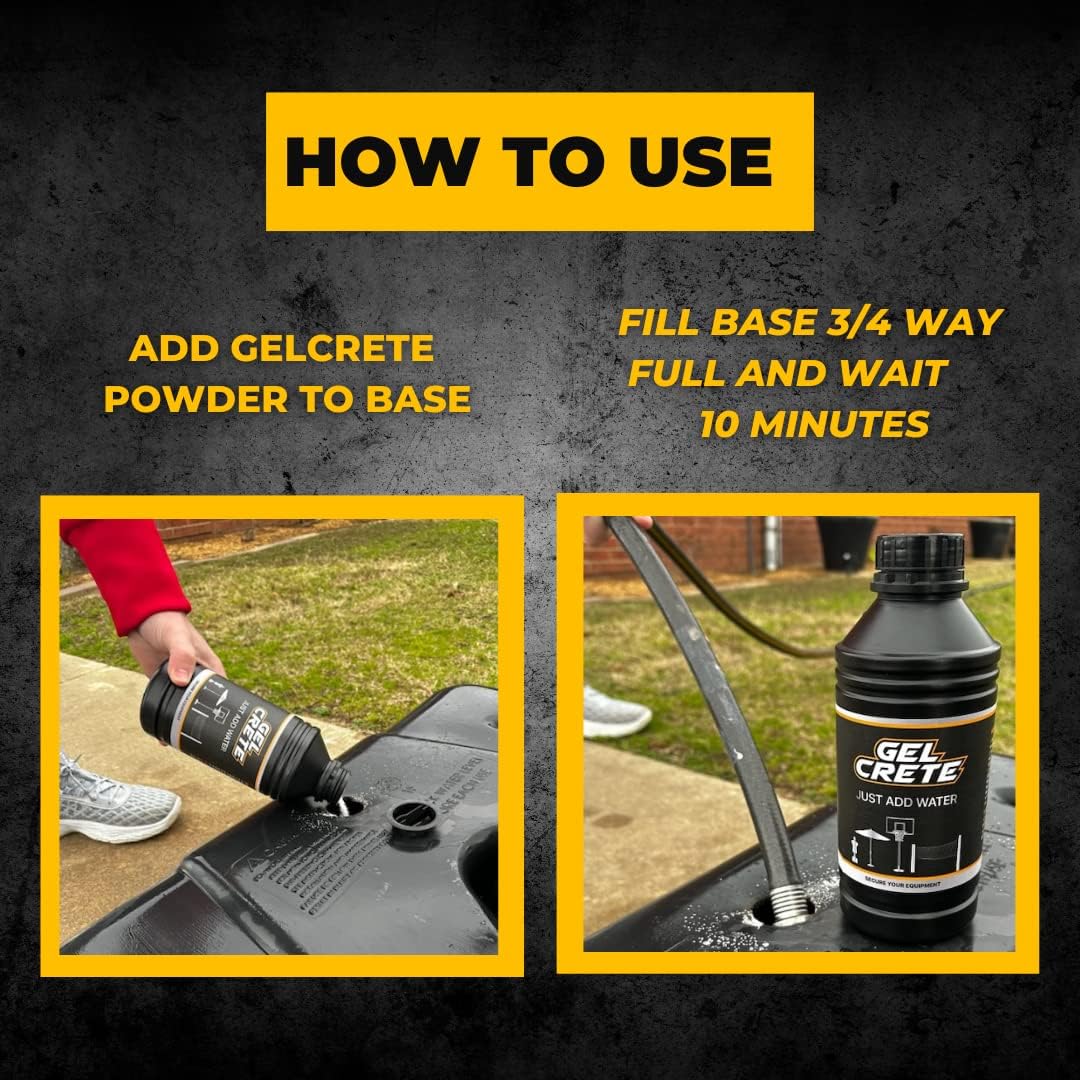 Skiennix Water-Filled Base Weight - Securely Anchors Basketball Goals, Punching Bags & More | 16 oz