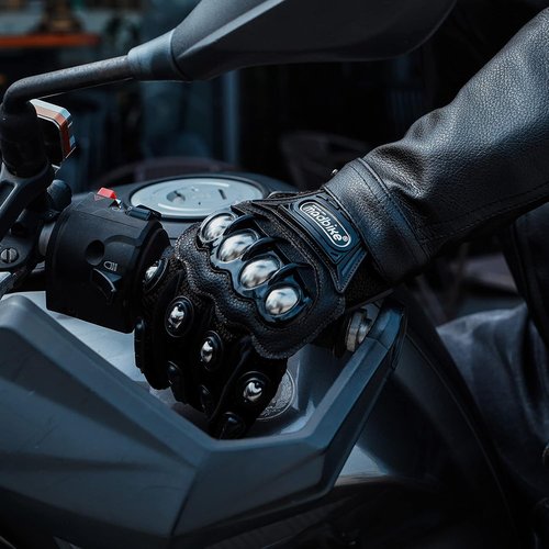 ILM Motorcycle Racing Gloves - Alloy Steel Touchscreen Design for Enhanced Grip | Durable & Stylish