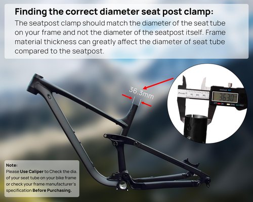 FIFTY-FIFTY Bike Seat Post Clamp, Aluminum Alloy Bicycle Seatpost Collar, 28.6/29.8/31.8/34.9/36.4/38.6mm Bicycle Seat Tube Clip for Most MTB, Road Bikes (34.9mm, Purple)