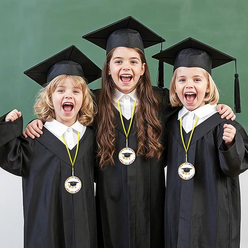 Metal Preschool Graduation Medal - Engravable Award with Neck Ribbon | Commemorative Keepsake for Kids