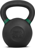 Yes4All Powder Coated Cast Iron Kettlebell Set - Strength Training Weights for Full Body Workout | Home Gym Essentials
