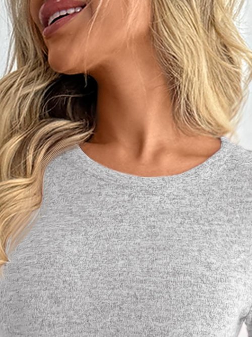 LILLUSORY Women's 2-Piece Lounge Set - Cozy Knit Sweater for Travel & Gym | Fall Fashion Outfit