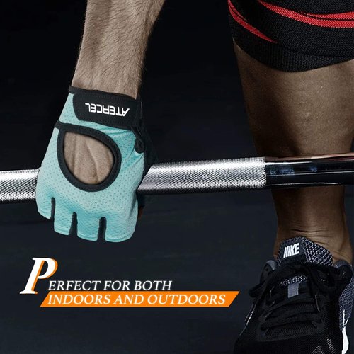 ATERCEL Weight Lifting Gloves - Full Palm Protection for Gym & Cycling | Breathable & Lightweight for Men and Women