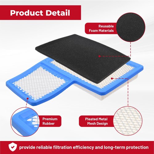 NIMTEK G16 Air filter for Yamaha G16 G19 G20 G21 G29 1996-2002 4 Cycle Engine Golf Carts Replace JN6-E4450-00 JN6-E4450-01