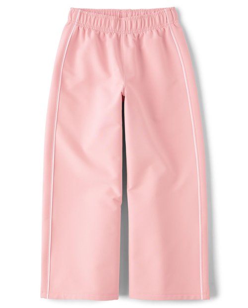 The Children's Place,Girls,Cozy Wide Leg Active Track Pants,Lt Plum,Small