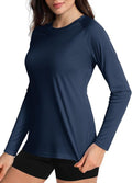 Boladeci Women's UPF 50+ Sun Protection Rash Guard | Lightweight Quick-Dry Long Sleeve Swim Shirt