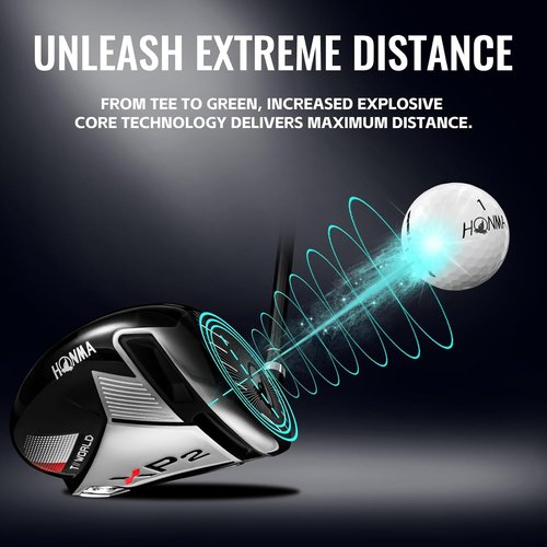 Honma D1 Golf Balls - Extra Soft Feel & Long Distance | Low Spin Design, 1 Dozen for Men & Women