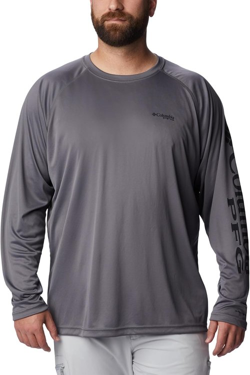 Columbia Men's PFG Terminal Tackle Long Sleeve Shirt - Lightweight, Quick-Dry Fabric | Ideal for Fishing