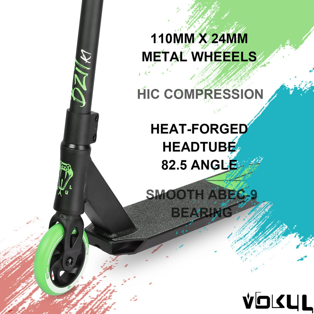 VOKUL K1 Pro Scooters - Stunt Scooter | Trick Scooter - Intermediate and Beginner Freestyle Scooter for Kids 8 Years and UP,Teens and Adults -Quality Kick Pro Scooter for Boys and Girls