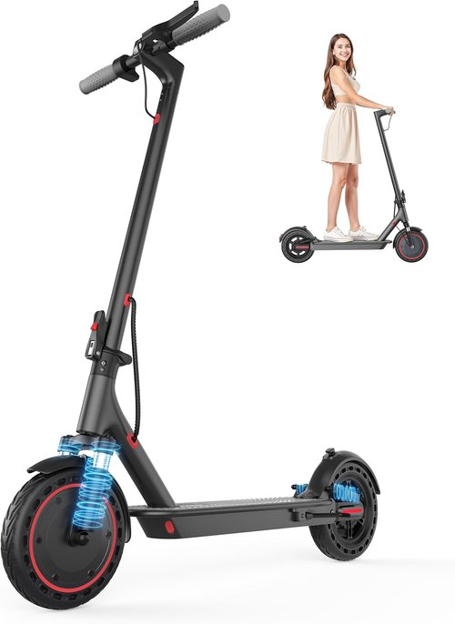 Electric Scooter for Adults by [Brand Name] - 350W/500W Motor, 19/22 MPH, 8.5/10 Inch Tires | Folding Design, 23/31/16 Mile Range