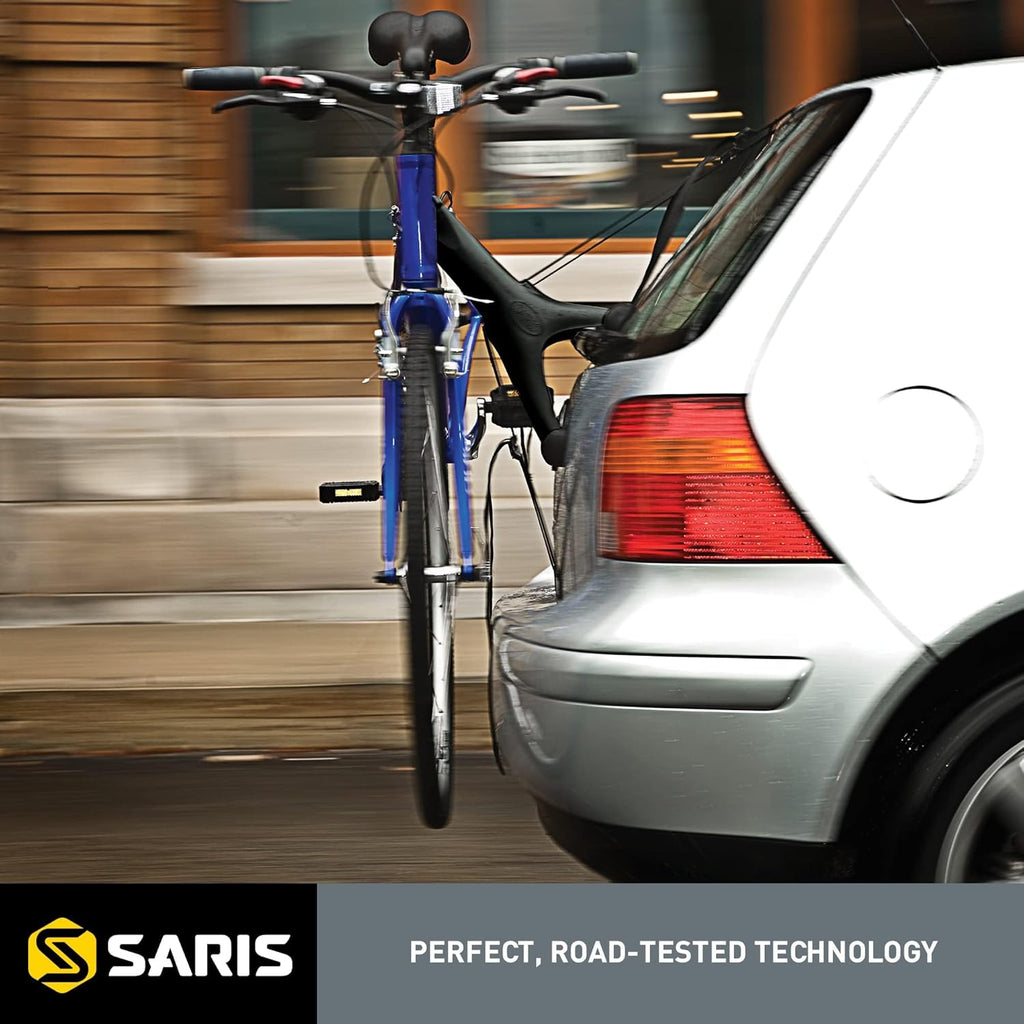 Saris Solo Bike Rack - Lightweight Trunk Mount 1-Bike Carrier for Cars & SUVs - Tool-Free & Compact