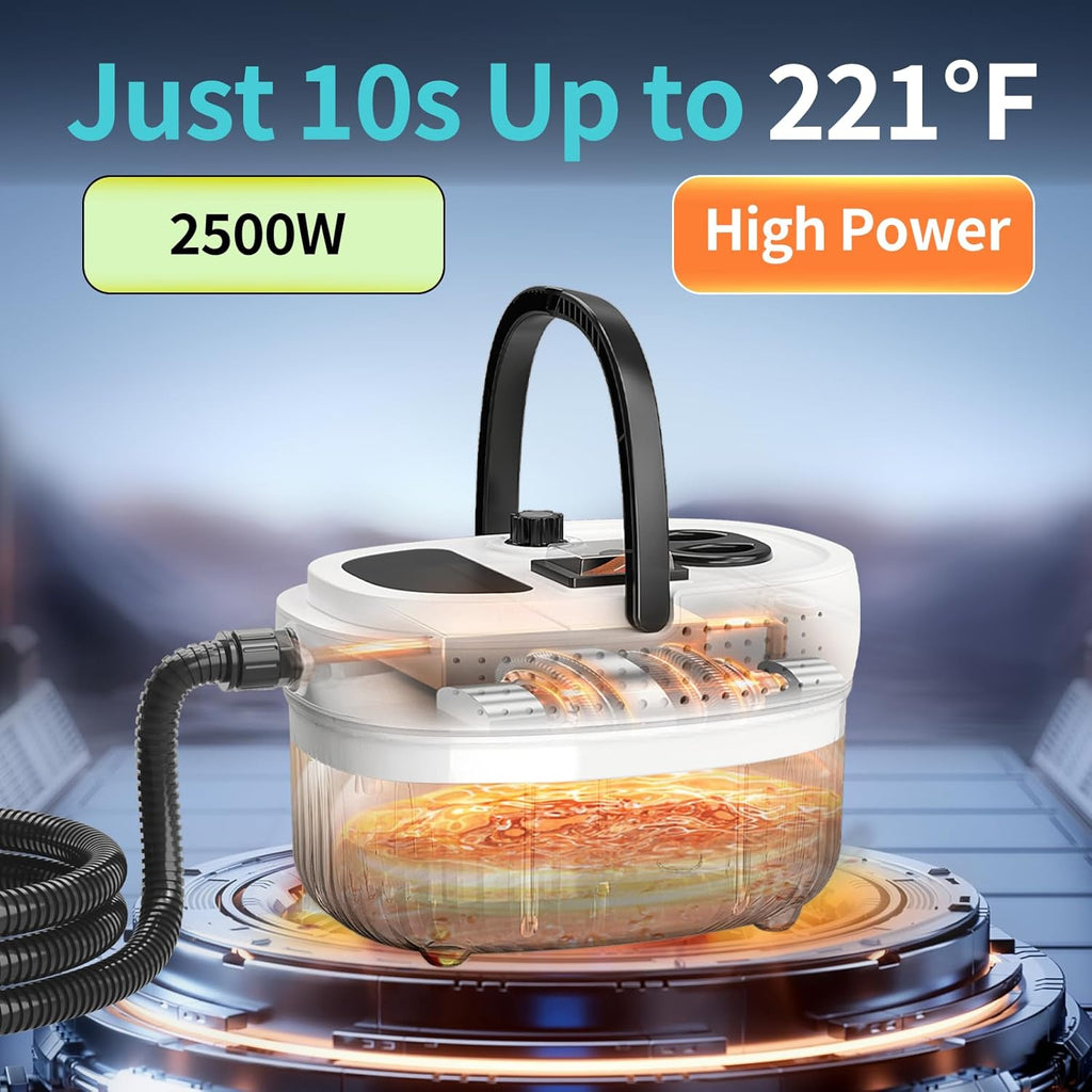 Skiennix Handheld Steam Cleaner - Portable High-Pressure Deep Cleaning for Kitchen, Bathroom & Car