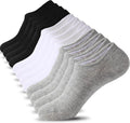 Nroktia Non-Slip No Show Socks - 6/10 Pairs of Low Cut Invisible Ankle Socks for Men & Women