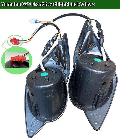 Golf Cart Light Compatible Yamaha G29 LED Headlight | Yamaha Driver G29 light replacement for 2007&UP golf cart headlights only