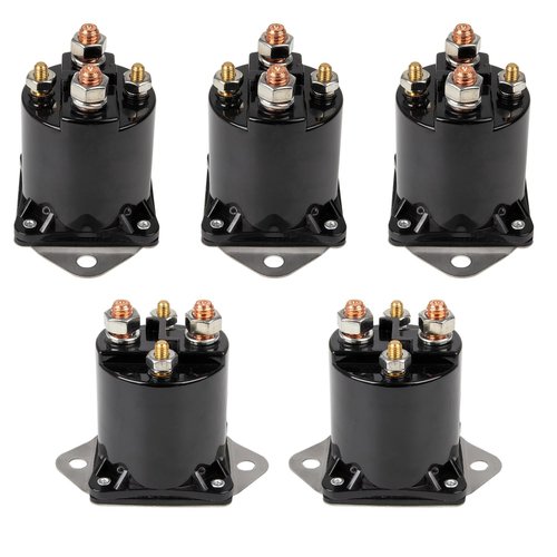 RANSOTO 5Pcs 36V 4 Terminals Solenoids Replace# 8016 Compatible with 1976-1998 Club Car DS Golf Cart