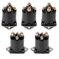 RANSOTO 5Pcs 36V 4 Terminals Solenoids Replace# 8016 Compatible with 1976-1998 Club Car DS Golf Cart