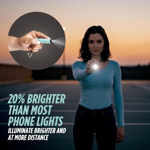 Guard Dog Security Enlight Mini Stun Gun - Compact Self Defense Keychain with LED Flashlight & USB-C Rechargeable