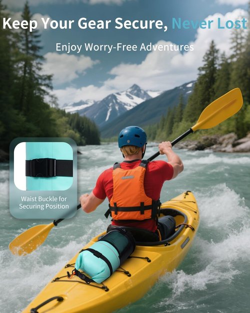 ECOHUB Waterproof Dry Bag - Lightweight Roll Top Storage for Travel, Kayaking & Hiking | 5L/10L/20L Sizes