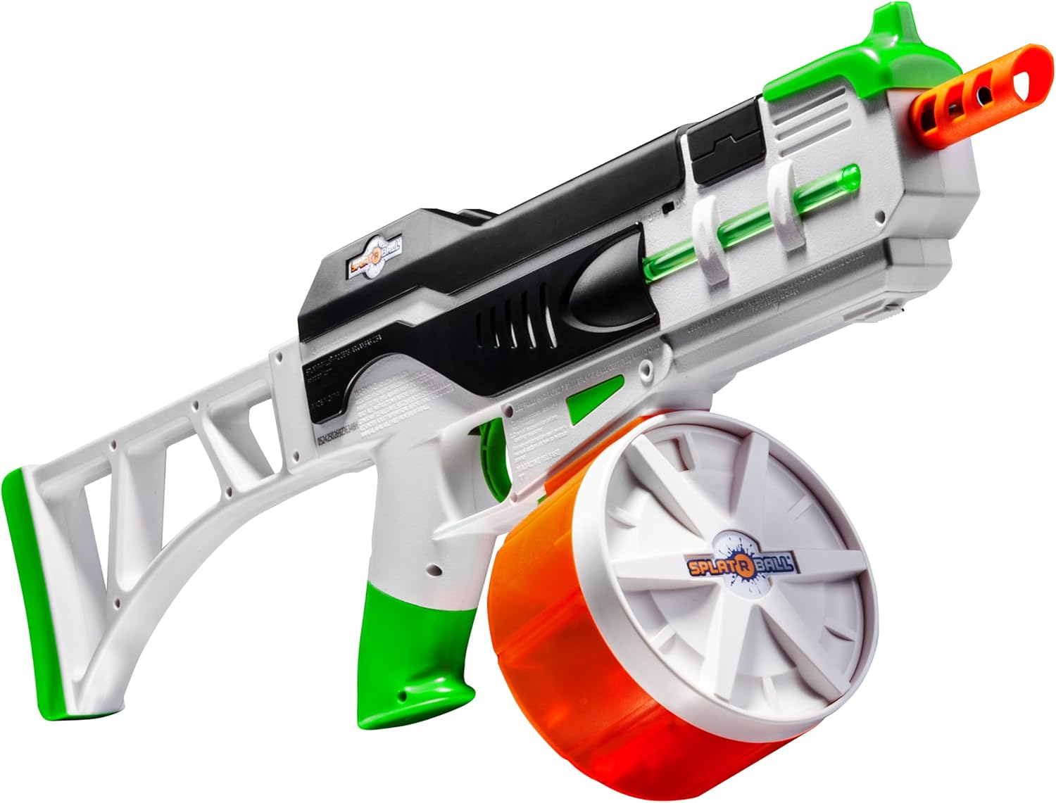 SplatRball Gel Ball Blaster Kit - 1200 Pyro Glow-in-the-Dark Water Beads | Shoots Up to 225 FPS