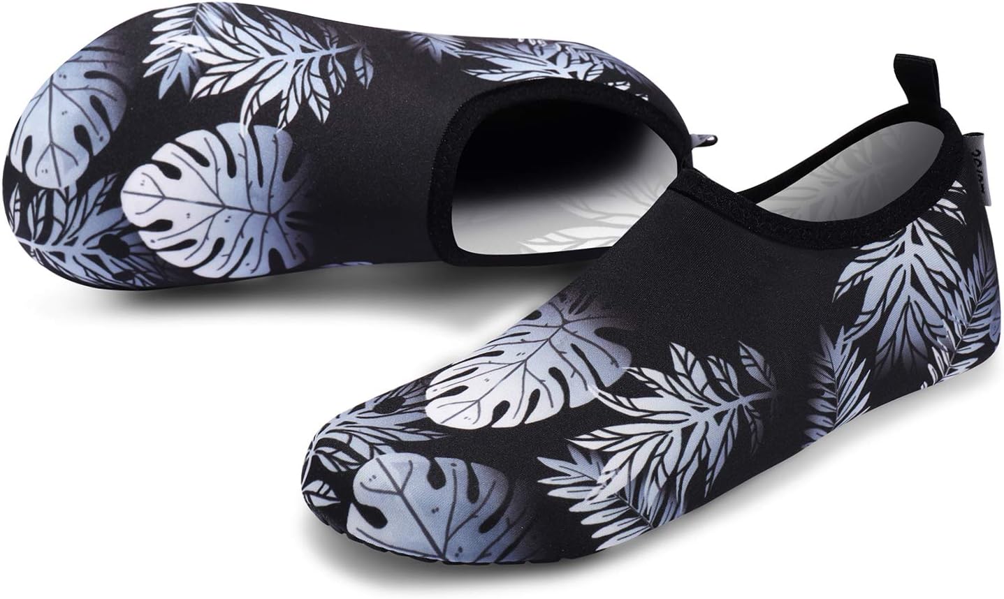 VIFUUR Aqua Yoga Shoes - Quick-Dry Barefoot Water Sports Socks for Men & Women | Slip-On Design