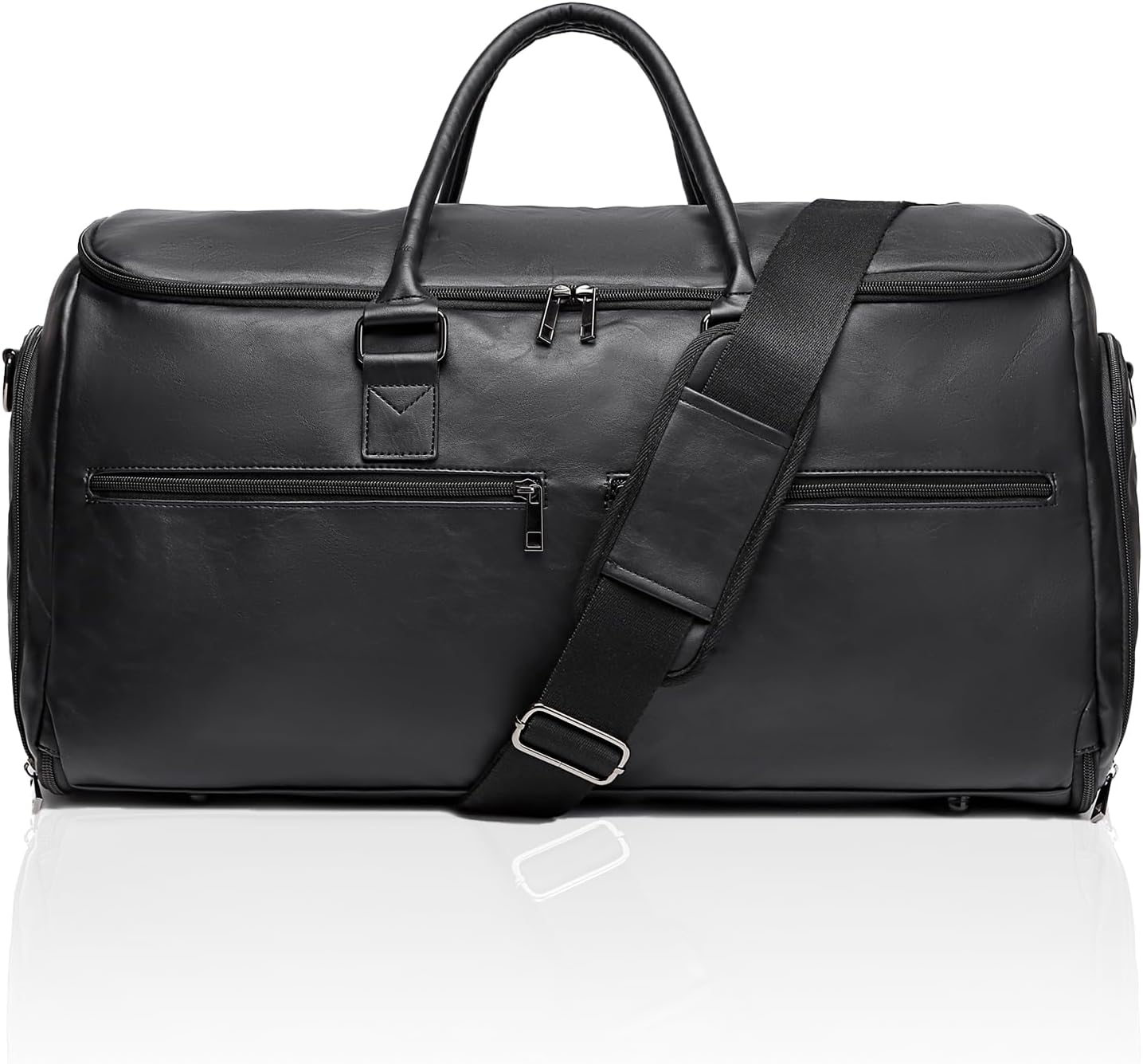 Seyfocnia Carry-On Garment Bag - Convertible Travel Suitcase for Men & Women | Black 2-in-1 Design