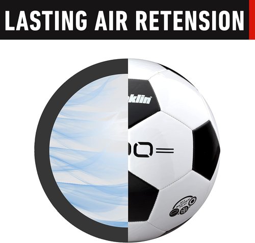 Franklin Sports Soccer Balls - Youth & Adult Sizes 3, 4, 5 | Single & Bulk Packs - Classic Black & White