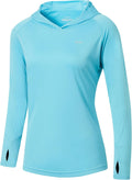 Willit UPF 50+ Sun Protection Hoodie - Lightweight Long Sleeve SPF Shirt for Hiking & Fishing