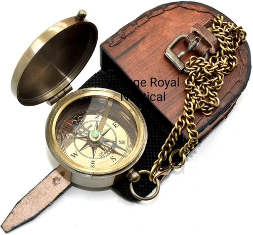 AASIYA Trust In The Lord With All Your Heart -Proverbs 3: 5-6 Quote Engraved-With Leather Case,Camping Compass, Gift Compass, Graduation Day Gifts-s 2023 Compass For Women Mens Boy Girls