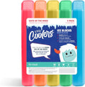 Cool Coolers by Fit + Fresh | 5-Pack Reusable Ice Packs for Lunch Boxes & Coolers - Compact & Colorful
