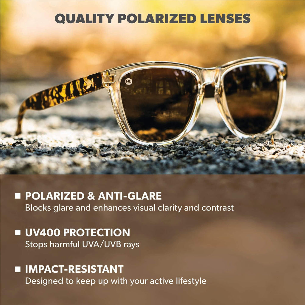 Knockaround Premiums Polarized Sunglasses for Men & Women - UV400 Protection