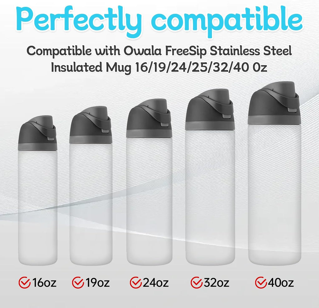 Owala | Replacement Lid Rubber Seal Stopper & O-Ring Gasket Set - Compatible with 16-40 oz Water Bottles