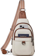 Skiennix Women's Sling Bag - Vegan Leather Crossbody Backpack | Stylish Travel Daypack