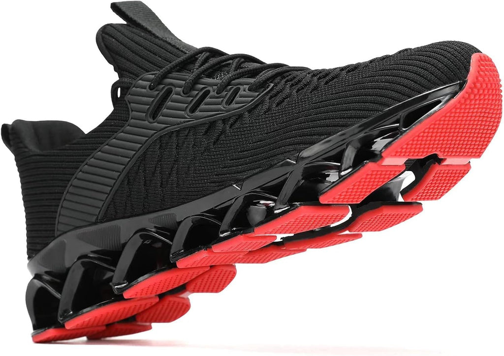 Skiennix Men's Slip-On Walking & Running Shoes - Comfortable Non-Slip Athletic Sneakers
