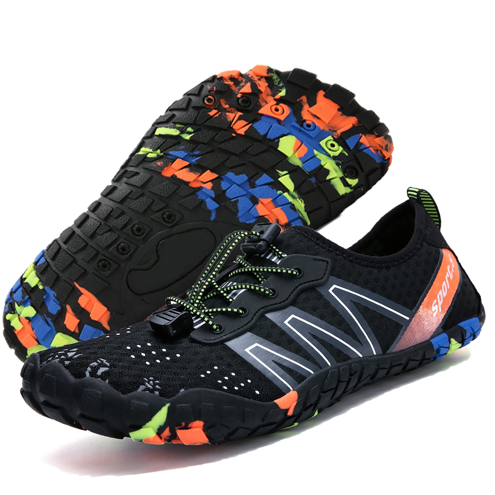 Water Shoes Men Women Barefoot Shoes Outdoor for Beach Aqua Swim Pool River Water Quick Dry Boating Fishing Diving Surfing with Yoga Aerobics