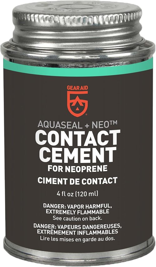 GEAR AID Aquaseal NEO Neoprene Contact Cement - Fast-Drying, Waterproof Adhesive for Wetsuit & Gear Repair