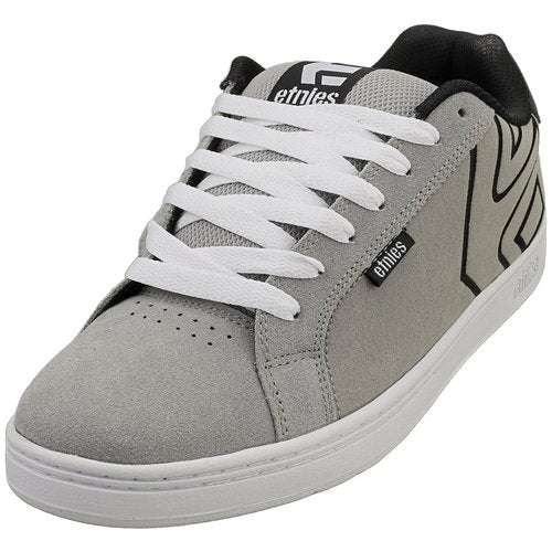 Etnies Fader – Classic Skate Heritage Style with on-Trend Puffy Look, Reinforced Cupsole, Cushioned Fit, Everyday Sneakers - Grey/Black - 10