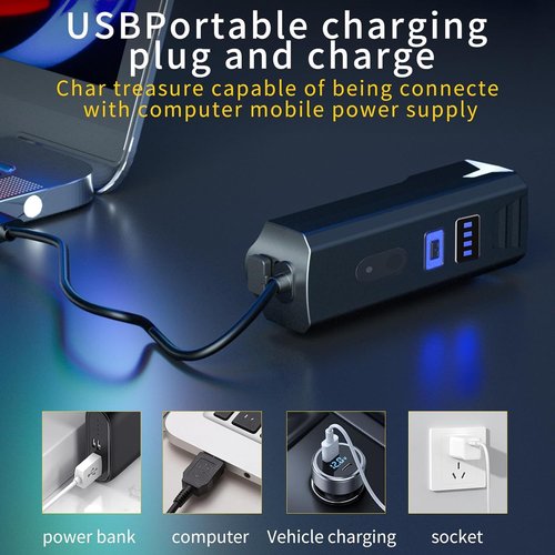Chasinglee USB Rechargeable Bicycle Lights, Super Bright 1200 Lumens Front and Back LED Bike Lights IPX6 Waterproof Bicycle Wheel Lights Taillight Set for Night Riding, Road and Mountain