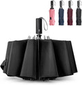 G4Free Inverted Windproof Umbrella - 54-Inch Large Canopy, Compact Reverse Design, Automatic Open/Close