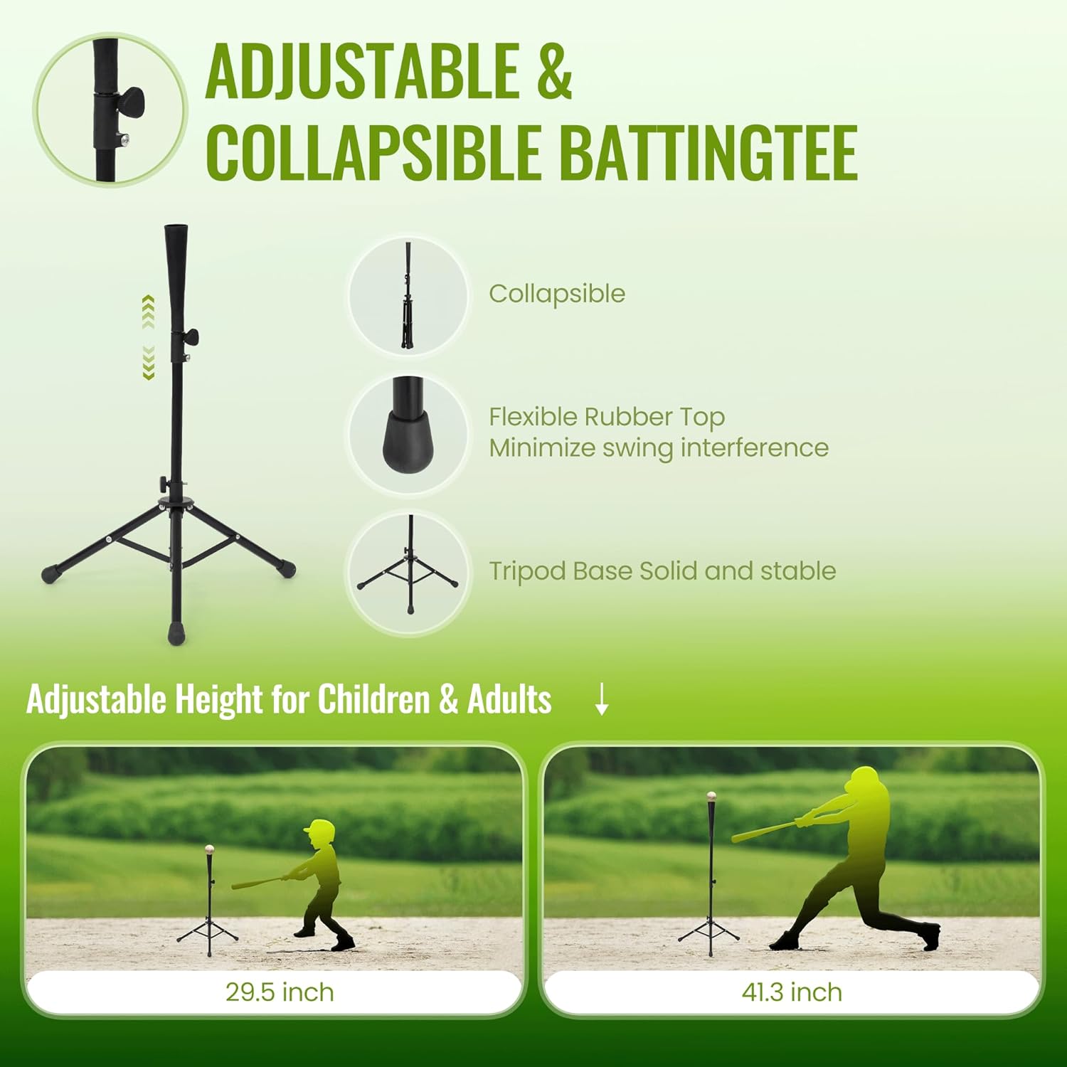 Skiennix 7x7 FT Baseball Net - Portable Batting Net with Strike Zone Target & Carry Bag