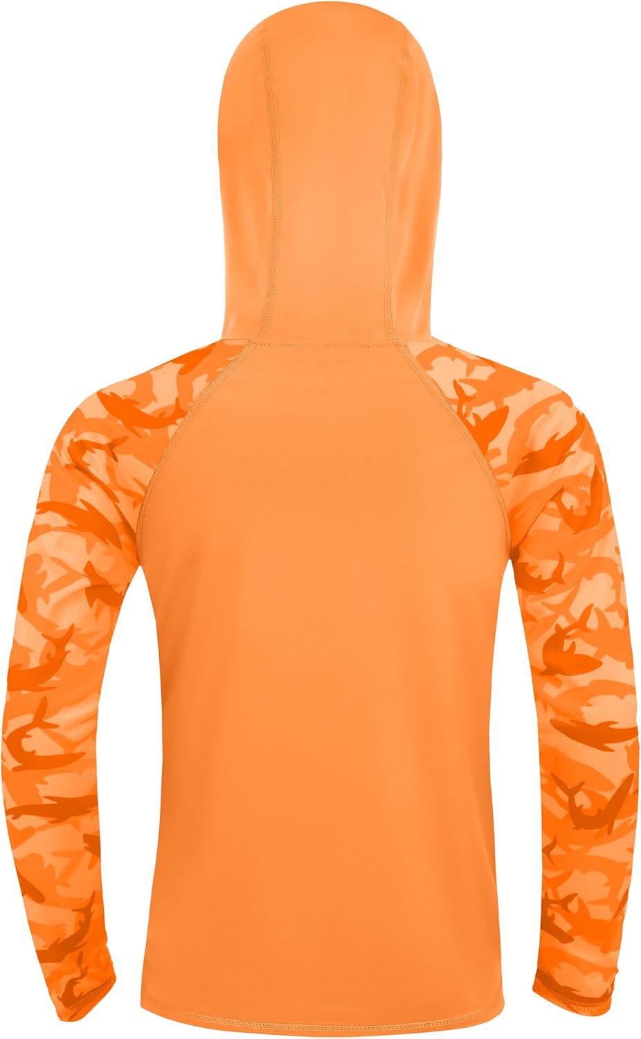 Skiennix Boys Rash Guard Swim Hoodie - UPF 50+ UV Protection Long Sleeve Fishing Shirt | Youth SPF Water Shirt