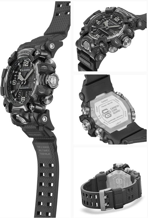 CASIO GWG-2000-1A1JF | G-Shock Carbon MUDMASTER - Radio Solar Triple Sensor Watch