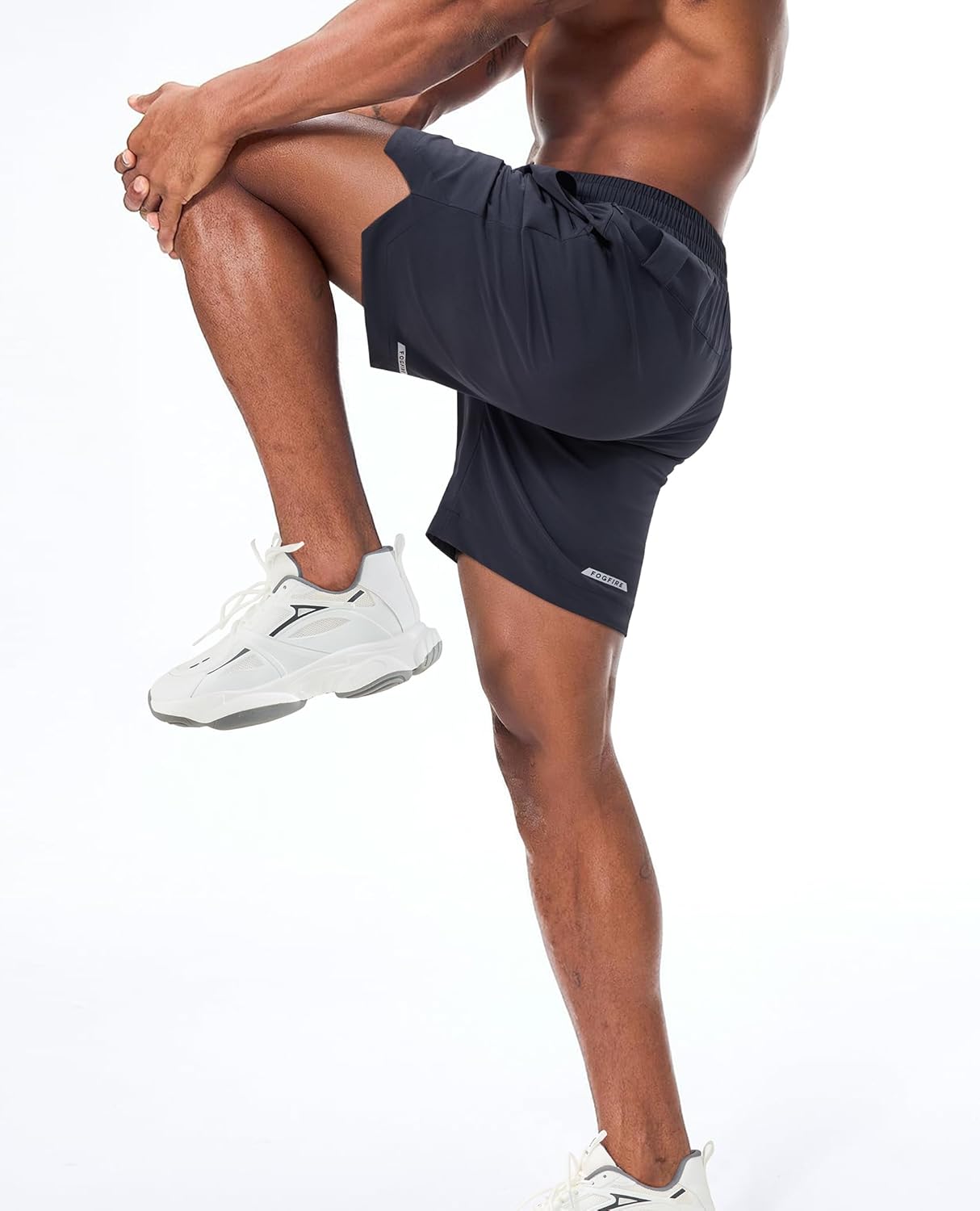 Skiennix Running Shorts for Men - 2 in 1 Quick Dry Athletic Gym Shorts with Phone Pockets | Comfortable Fit