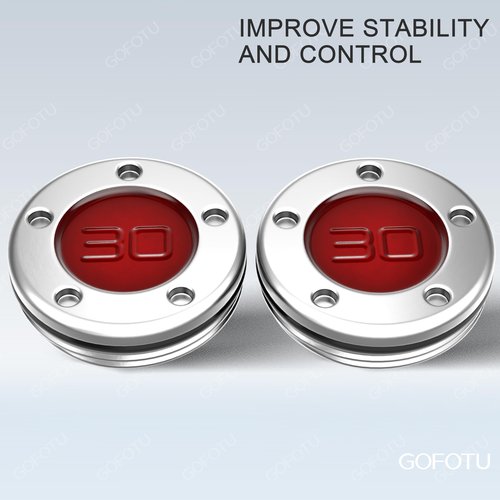Gofotu 2pcs 5g-40g Golf Custom Weights Compatible with Titleist Scotty Cameron Golf Club Putters Newport Red (2PCS 30g(Doesn't include Wrench))